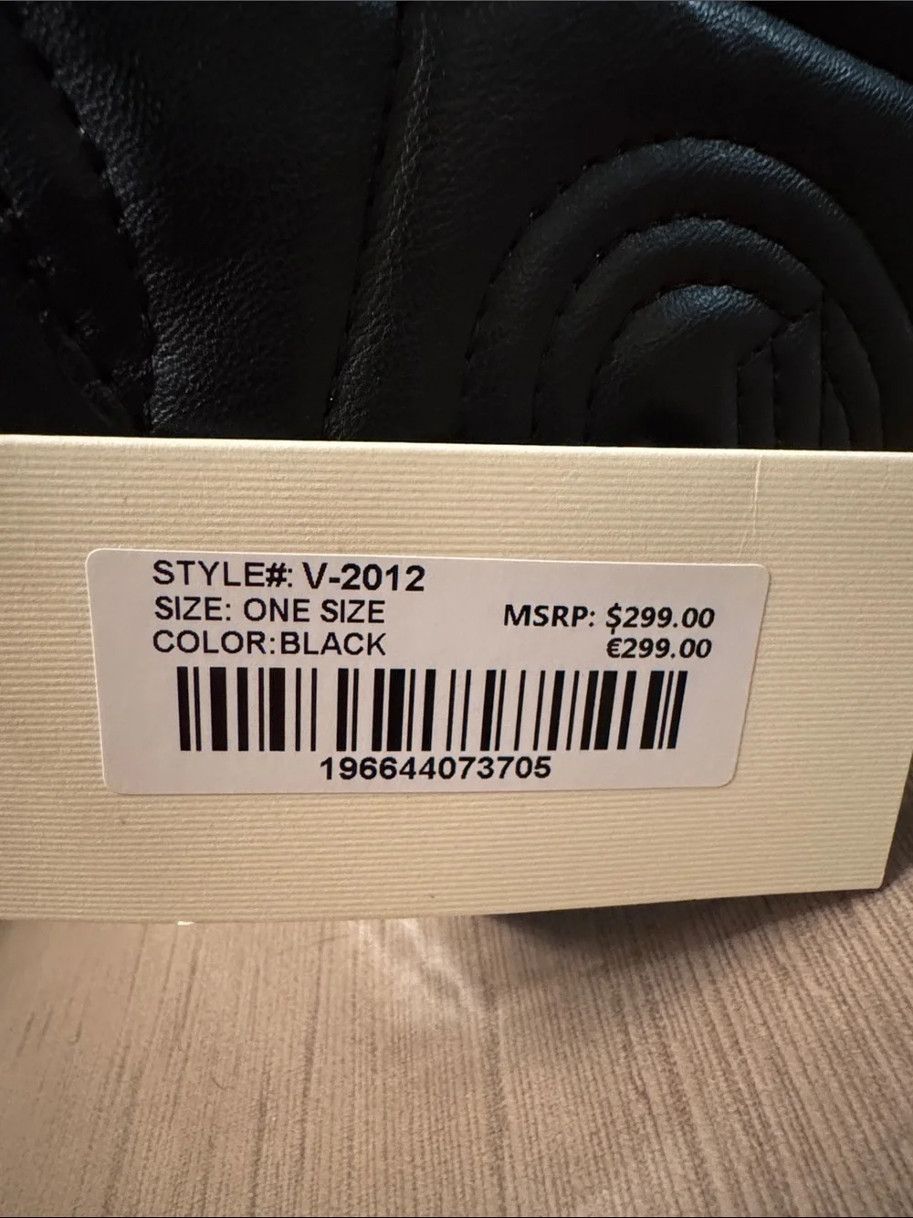 Black Valentino Quilted Top-Handle Tote Bag with Gold Charm